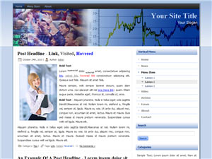 1011E - WordPress Stock Market Theme