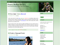 Forex Robot WordPress Theme