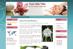 Massage Therapy Website Template 2