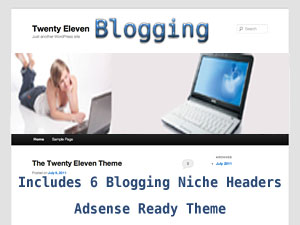 Blogging Theme Screenshot